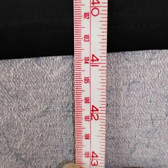 Shein  Women's Black Long Floral Embroidered Mesh Sleeves Size XL 44-12 - Picture 9 of 9